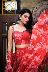floral Lehenga